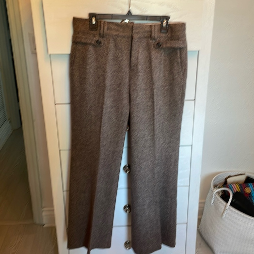 Banana Republic brown tweed size 12 petite